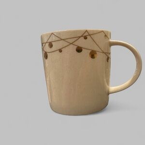Starbucks 2012 Holiday Gold String of Ornaments Collectible Mug